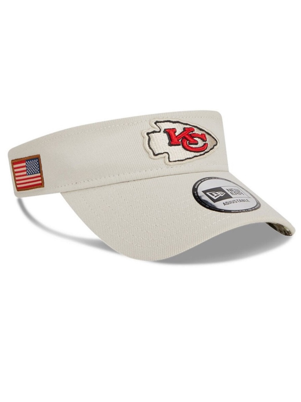 NFL Kansas City Chiefs Tan Visor